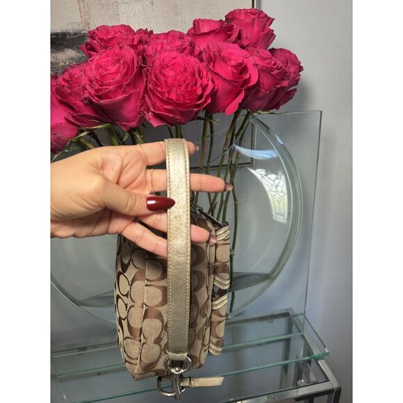 Vintage Coach Mini Legacy Signature Gallery Purse - Picture 8 of 10